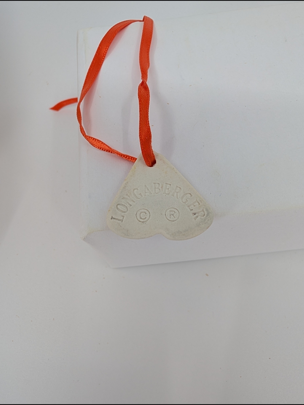 Longaberger 1999 Candy Corn Basket, Liner, Protector & Tie-On 14354 Halloween - Picture 11 of 11